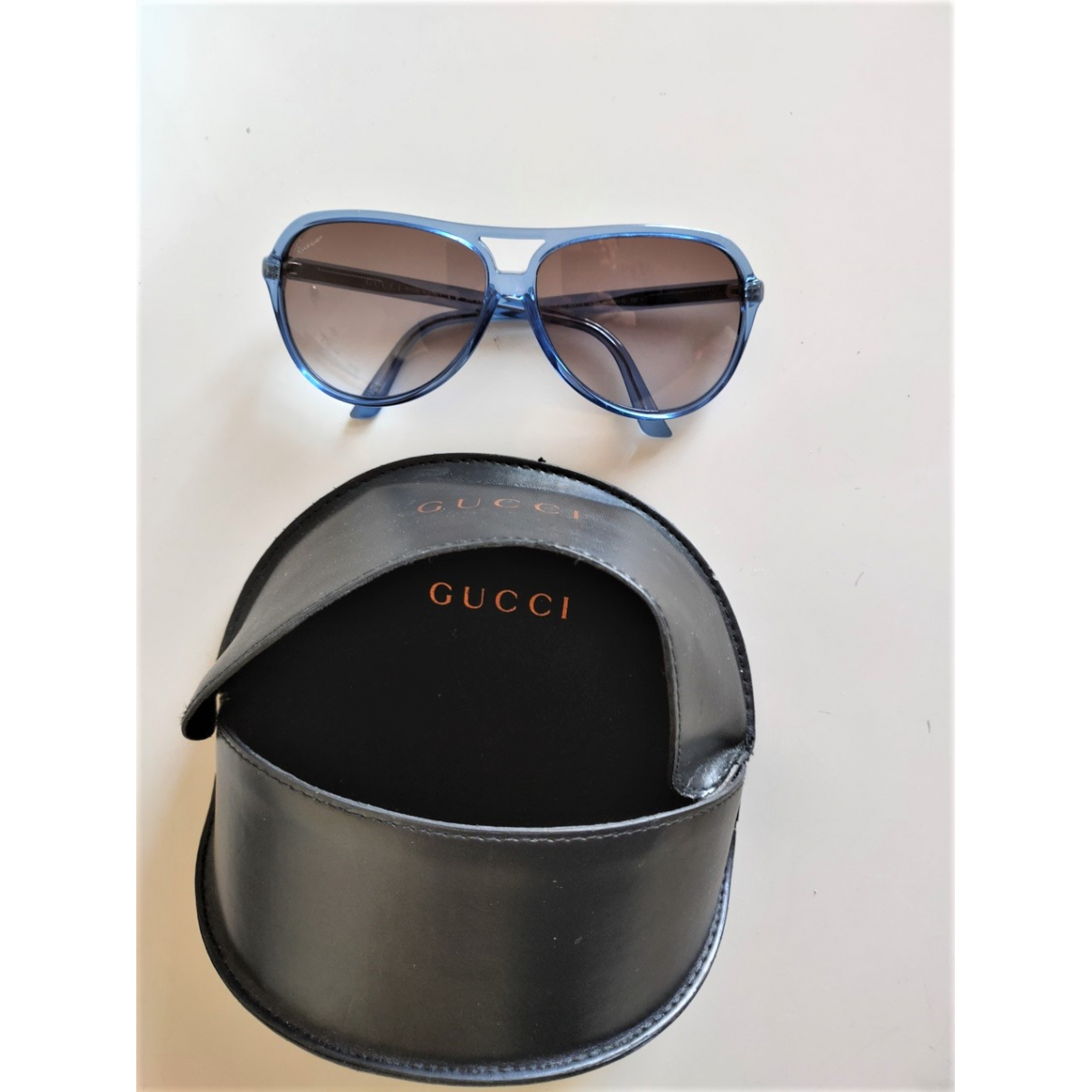 Aviator sunglasses Gucci Blue in 